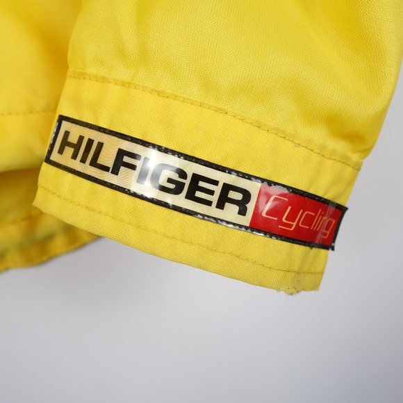 Vintage 90's Tommy Hilfiger THC Cycling Road Race Tour Light Jacket, Size Large - Picture 8 of 16
